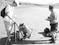 Death Valley  gravity survey, 2005