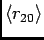 $\langle
r_{20}\rangle$